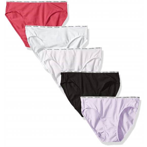Calvin Klein - Women's 5 Cotton Stretch Logo Bikini Panties main image 1